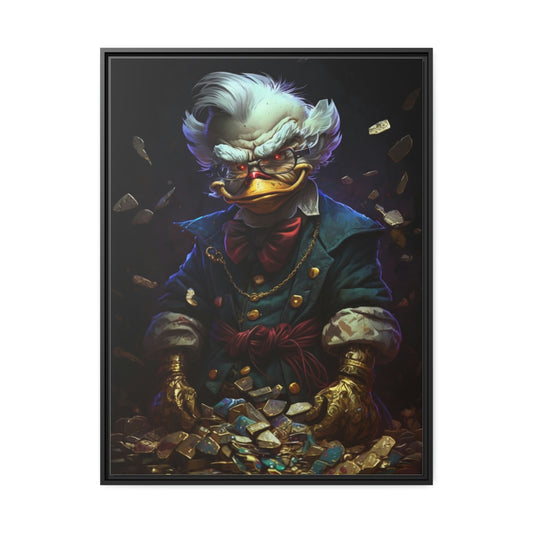 Mob Boss Scrooge McDuck / Canvas Wrap