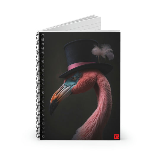 Flamingo Wearing a Top Hat / Journal